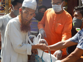 COVID-19 Relief Services by Ramakrishna Math, Baghbazar, April 2020