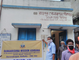 COVID-19 Pandemic Relief Services By Ramakrishna Mission Ashrama, Narendrapur, 6 April 2020