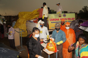 COVID-19 Pandemic Relief by Ramakrishna Mission, Ranchi Morabadi, 8 April 2020