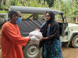 Ramakrishna Advaita Ashrama, Kalady, Kerala, COVID-19 Relief, 18 aPR 2020 (34)