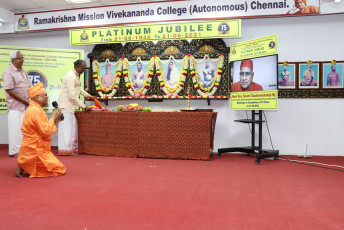 Platinum Jubilee Celebration of Ramakrishna Mission Vivekananda College, Mylapore: Chennai