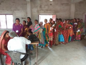 Medical Camp in Villages, Midnapore, March 2018