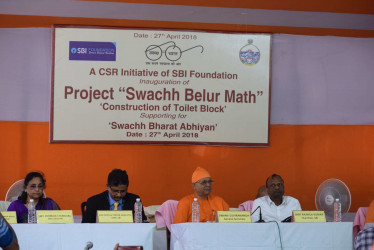 Inauguration of Toilet Block at Belur Math, 27 April 2018